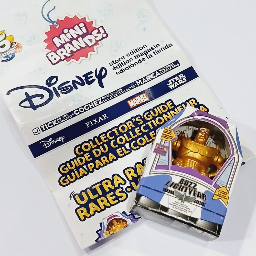 Zuru Mini Brands Disney Store Edition Ultra Rare Gold Buzz Lightyear